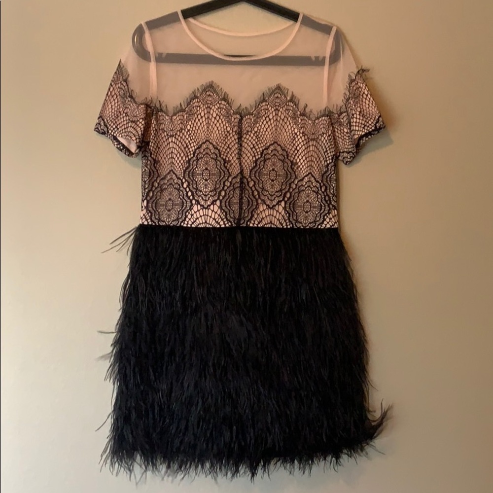 Sugar + Lips Feather dress